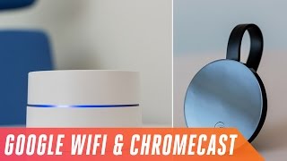 Google Wifi router and 4Kready Chromecast Ultra first look [upl. by Kauppi]