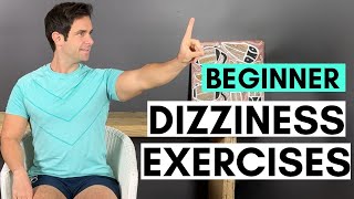 Exercises For Dizziness Vertigo and Motion Sensitivity BEGINNER [upl. by Swart]