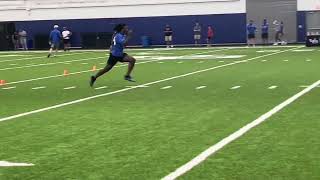 University of Buffalo Camp 40 yard 44 Broad 10’3 20 yard shuttle 438 Spirate64 football [upl. by Annovoj945]