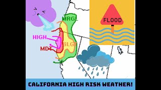 California High Risk Atmospheric River Incoming [upl. by Evreh]