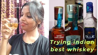 Trying indian best whiskey [upl. by Rebmyt]