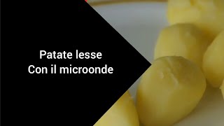 Patate lesse con il microonde [upl. by Tartan419]