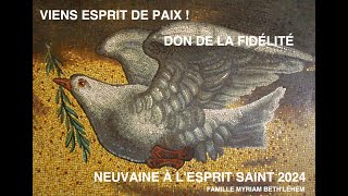 NEUVAINE DE LESPRIT SAINT  DON DE LA FIDÉLITÉ [upl. by Wenger]