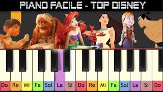 Apprendre au piano très facile les meilleures chansons Disney Vol2 Pour enfants ou débutants [upl. by Pilihp838]