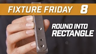 Turn ROUND bars into RECTANGLES the KNIFE way  Fixture Friday 8  Pierson Workholding [upl. by Erund]