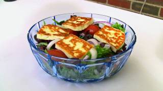 Grilled Haloumi Salad Recipe [upl. by Festus510]