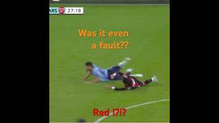 Saliba red card Bournemouth  Arsenal What’s your thought [upl. by Nitaf]