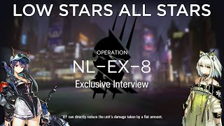 Arknights NLEX8 Guide Low Stars All Stars [upl. by Eninotna]