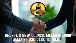 Hederas New Council Member Brings AMAZING Use Case [upl. by Daffy625]