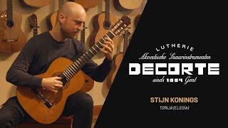 Lutherie Decorte Esteve Model Alegria cedar top lattice bracing played by Stijn Konings [upl. by Hoenack594]