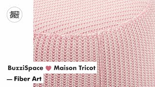 BuzziSpace Hearts Maison Tricot A Fiber Art Collaboration [upl. by Galateah]