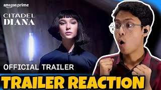 Citadel Diana  Official Trailer Reaction  Prime Video  Holly Verse [upl. by Ynavoeg]