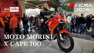 Moto Morini XCape 700  LIVE da EICMA 2024 [upl. by Rellia]