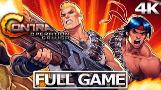 CONTRA OPERATION GALUGA Full Gameplay Walkthrough  No Commentary【FULL GAME】4K Ultra HD [upl. by Atnod]