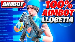 LA MEJOR SENSIBILIDAD AIMBOT Llobeti4 TEMPORADA 5 FORTNITE MEJOR CONFIGURACIÓN MANDO PS4XBOXPC [upl. by Ellicec]