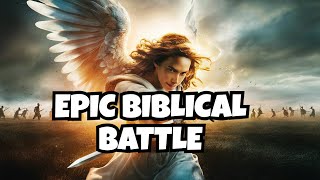 One Angel Takes on 185000 Soldiers  The Bibles Epic Clash 2024 [upl. by Anrapa]