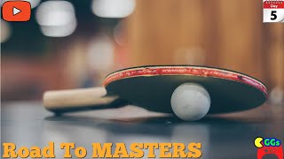 Table Tennis  Road to Masters Category Game Day5tabletennis pingpong tabletennisstrategy [upl. by Hsak]