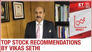 Top stocks recommendations by Vikas Sethi of Sethi Finmart  EXCLUSIVE [upl. by Akemak]