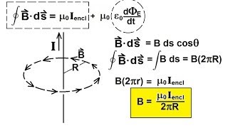 Physics 46 Maxwells Equations 6 of 30 Amperes Law Part 1 [upl. by Lincoln833]