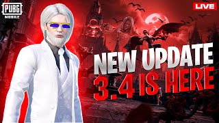 LETS EXPLORE NEW PUBG MOBILE UPDATE 34  CUSTOM ROOM  RANK PUSH  WHY SAAD [upl. by Pitzer]