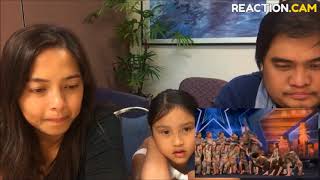 Family Reacts to Zurcaroh Golden Buzzer Worthy Aerial Dance Group Americas Got Talent 2018 [upl. by Eejan460]