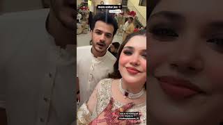 Kanwal with zulqarnain 🥰weddingAizaldancesistrologyshortsyoutubeshorts [upl. by Glory]