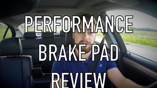 StopTech Street Performance Brake Pads REVIEW BMW e46 track test [upl. by Eliam85]