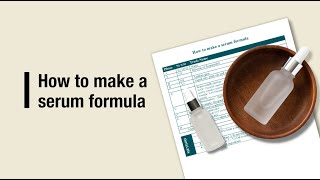 How to make a serum formula gel like serum [upl. by Ahsenauj221]