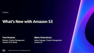 AWS reInvent 2023  What’s new with Amazon S3 STG204 [upl. by Bertine]