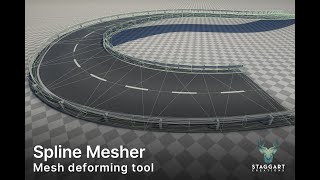 Spline Mesher  Unity mesh deforming tool [upl. by Esilrac26]