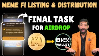 MemeFi Airdrop eligibility Checker  MemeFi OkX wallet Connect  MemeFi Distribution and Withdrawal [upl. by Jolanta300]