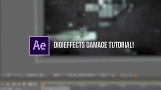 After Effects Tutorial DigiEffects Damage Glitch Effect [upl. by Hobey]