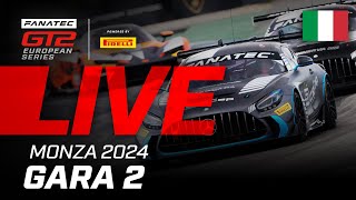 LIVE  Gara 2  Monza  2024 Fanatec GT2 Europe Italian [upl. by Padriac677]