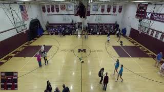 Millbury High School vs Advanced Math and Science Academy Womens Varsity Volleyball [upl. by Anial822]