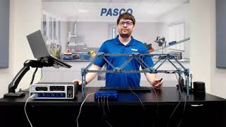 PASCO Load Cell and PASport Load Cell Amplifier Data Collection Setup [upl. by Einehpets]