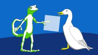 Geico Gecko amp AFLAC Duck Wannabes [upl. by Derk105]