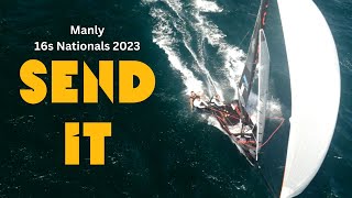 SEND IT  Manly 16ft Skiff Nationals 2023 [upl. by Esile]