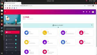 PAINEL WEB SSHPLUS REVENDA DE SSH VIVO E CLARO [upl. by Llennod]