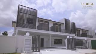 Iconia Garden Residence 2Storey Terrace Zone 10A4 Show House [upl. by Aciretnahs]