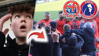 INSANE LIMBS and COMEBACK in 6 GOAL THRILLER at AFC FYLDE v DORKING [upl. by Kling]