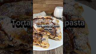 Torta di sfoglia con mascarpone pere e cioccolato divertirsiincucina shortvideo [upl. by Mylander87]