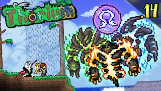 ENFRENTANDO O CHEFE FINAL DO THORIUM MOD Terraria Thorium Mod Healer 14 [upl. by Daryle]