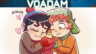 Southpark Comic Dub Featuring Southpark Fanart of Stan and Kyle VOAdam Dubs [upl. by Stacey124]