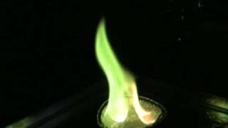 Boric Acid Burning in Methanol [upl. by Airemat]