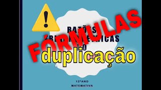 TRIG 12ano 9 Dedução das fórmulas trigonométricas da duplicação [upl. by Ailerua]