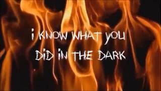 The Pretty Reckless  My Songs know what you did in the dark LYRIC VIDEO [upl. by Caton]