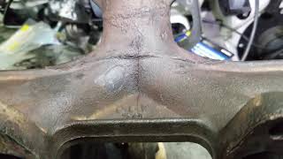 VHT Satin clear header paint and Evaporust on my Rabbit exhaust manifold [upl. by Demetris]