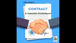 Il CONTRATTO PRELIMINARE [upl. by Etak]