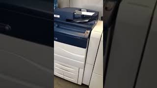 How to Print CZ Fold in Xerox Color C60C70 with Xerox C8B Folder Unit [upl. by Eihctir]