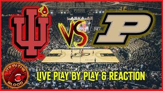 Indiana Hoosiers vs Purdue Boilermakers LIVE WATCH PARTY  Play by Play amp Reaction [upl. by Farrow]